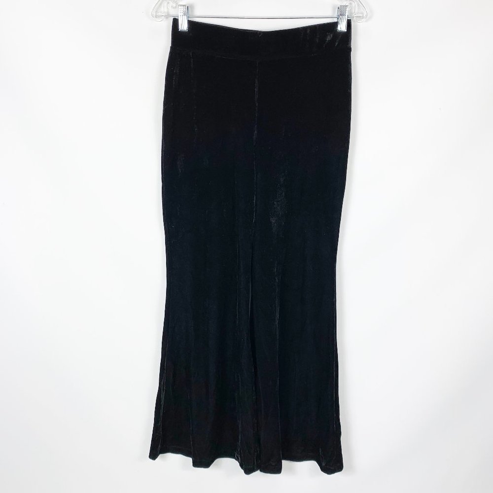 Tinseltown Small Velour Athletic Work Pants Black